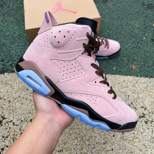 A Ma Maniere x AJ 6  SP Black Smokey Mauve Shoes Sneakers - nk0004756 image 2