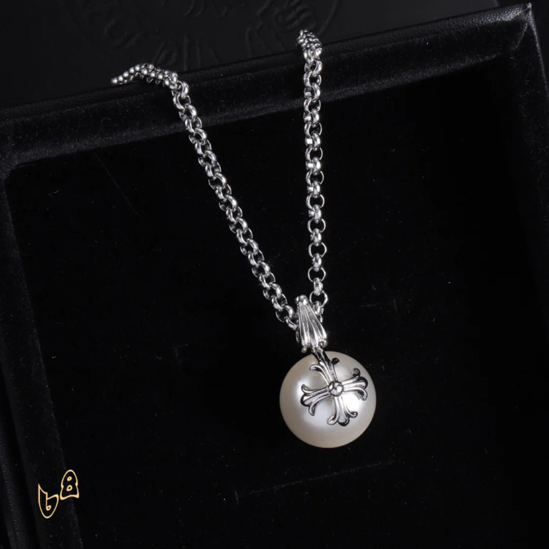 CH Pearl Pendant Necklace - CH0045 image 1