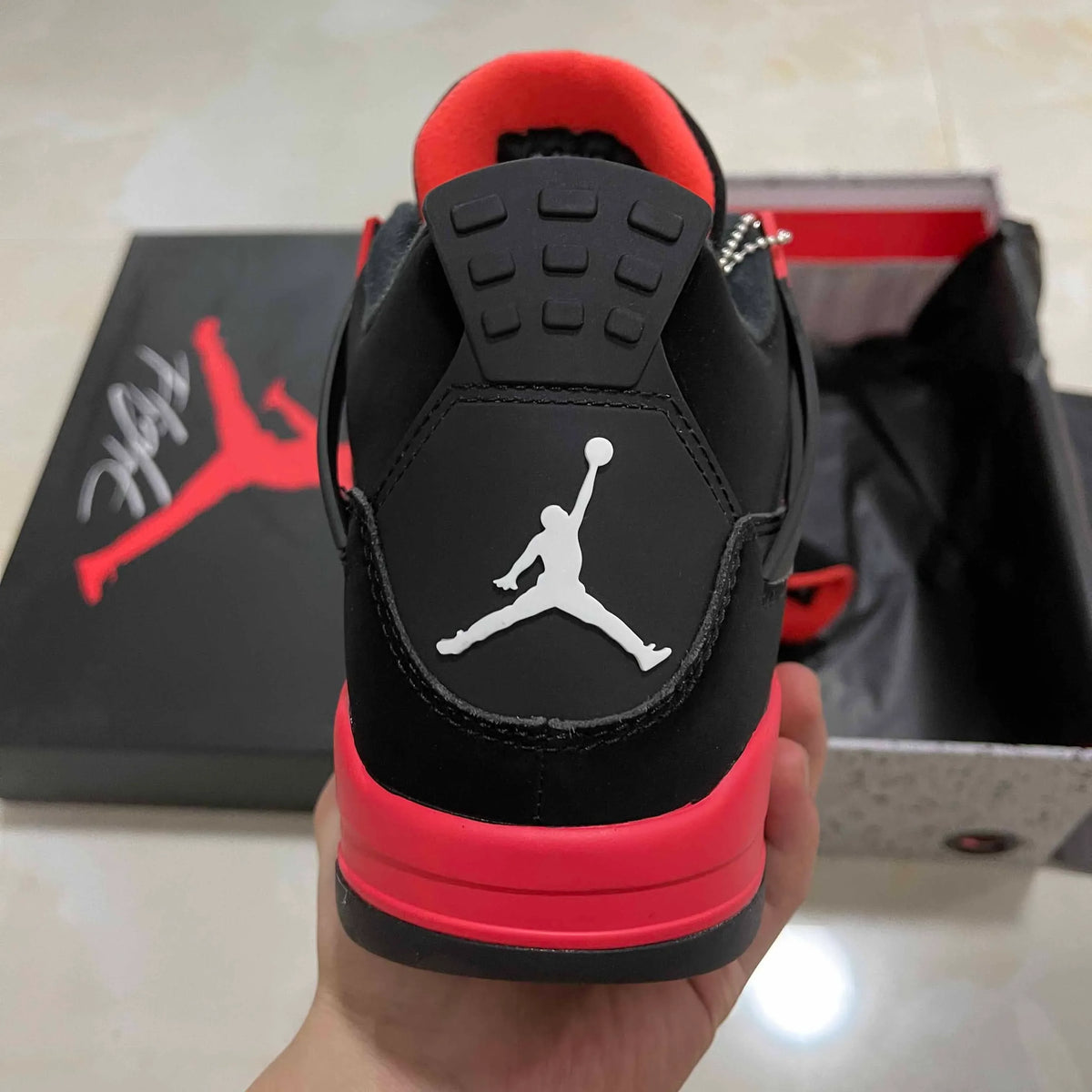 AJ 4 Retro Red Thunder Shoes Sneakers - nk0001682 image 8