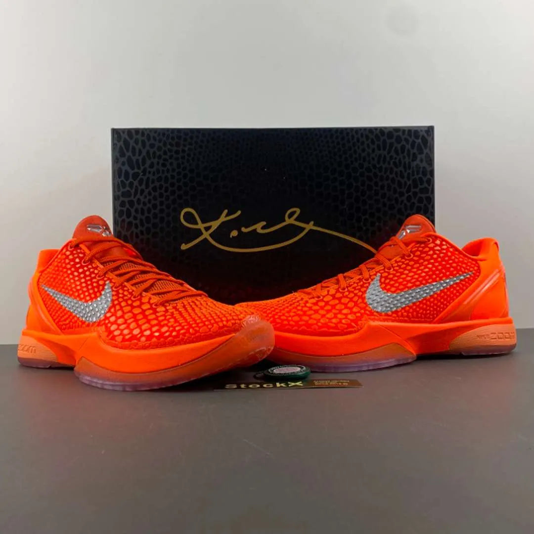 Kobe 6 Protro Total Orange Shoes Sneakers - nk0004423 image 10