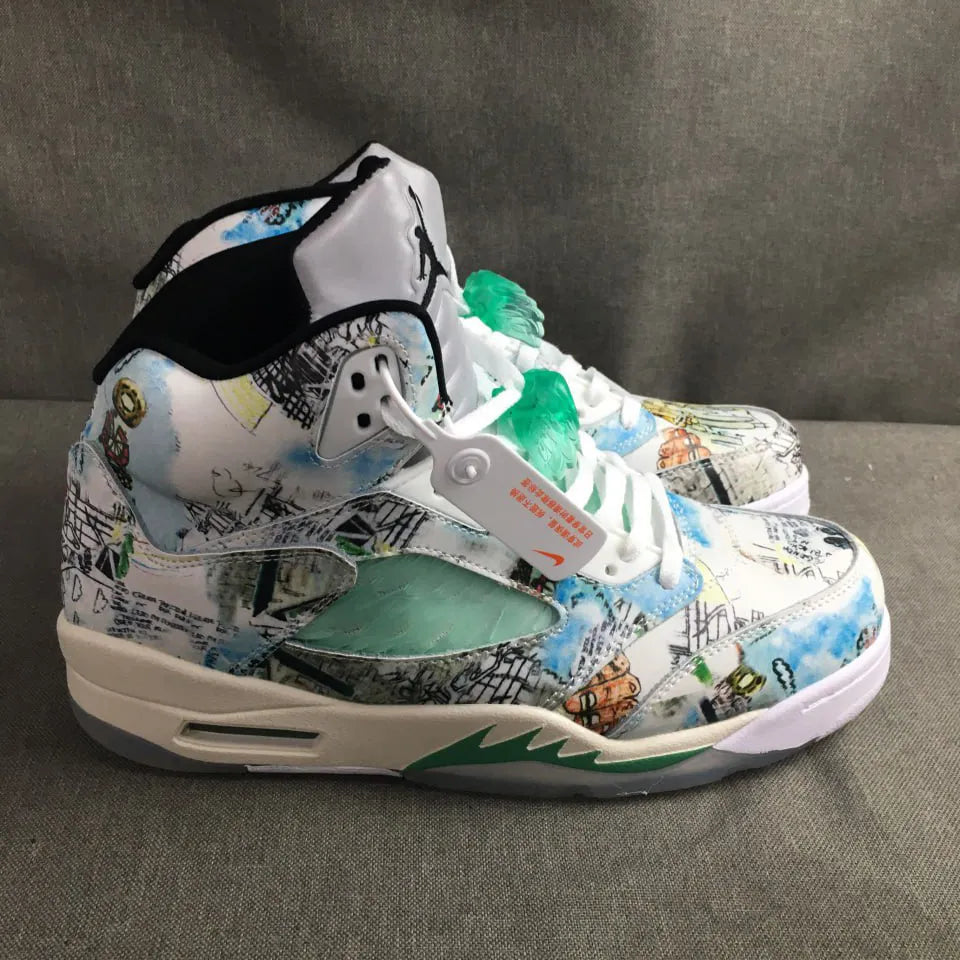 AJ 5 Retro Wings Shoes Sneakers - nk0000601 image 5