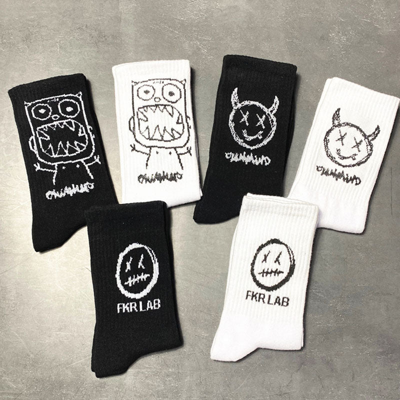 Men Socks Cotton Cartoon Pattern image 9