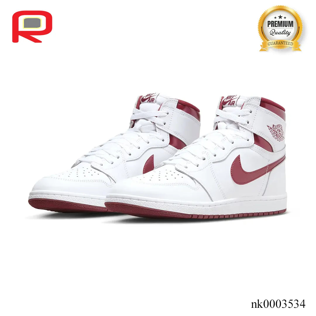 AJ 1 High 85 Metallic Burgundy Shoes Sneakers - nk0003534 image 2