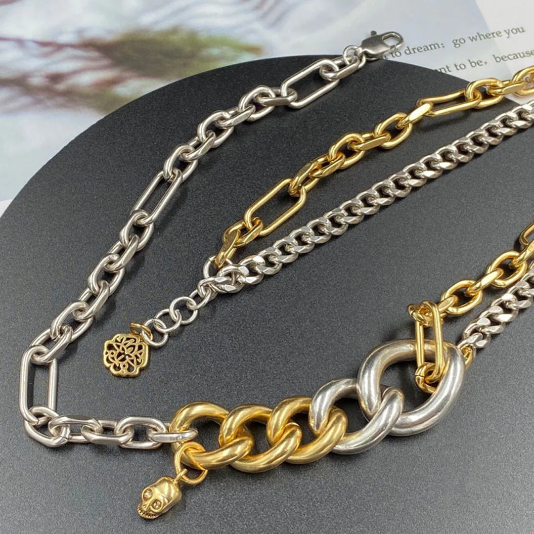 McQueen Silver Brass Necklace - MCQ0001 image 3
