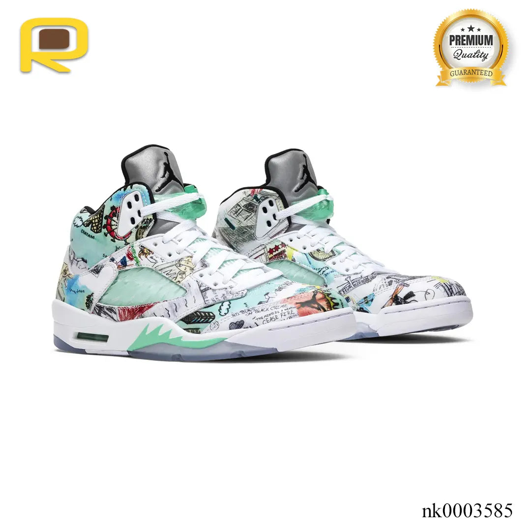 AJ 5 Retro Wings Shoes Sneakers - nk0000601 image 2