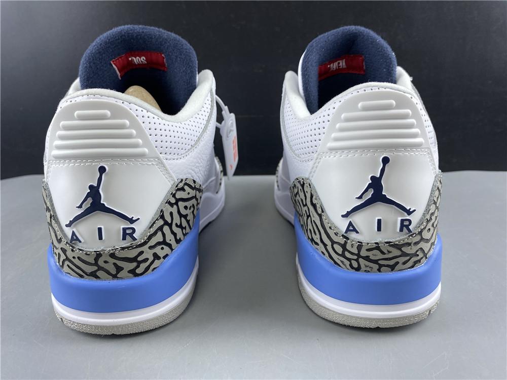 AJ 3 Retro UNC (2020) Shoes Sneakers - nk0000682 image 17