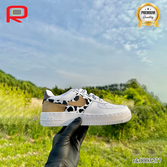 AF 1 Cow Print Custom Shoes Sneakers - nk0003237 image 0