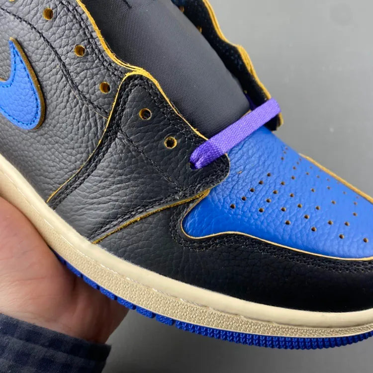 Fragment x Union LA x AJ 1 High OG Sport Royal Shoes Sneakers – nk0004748 image 13