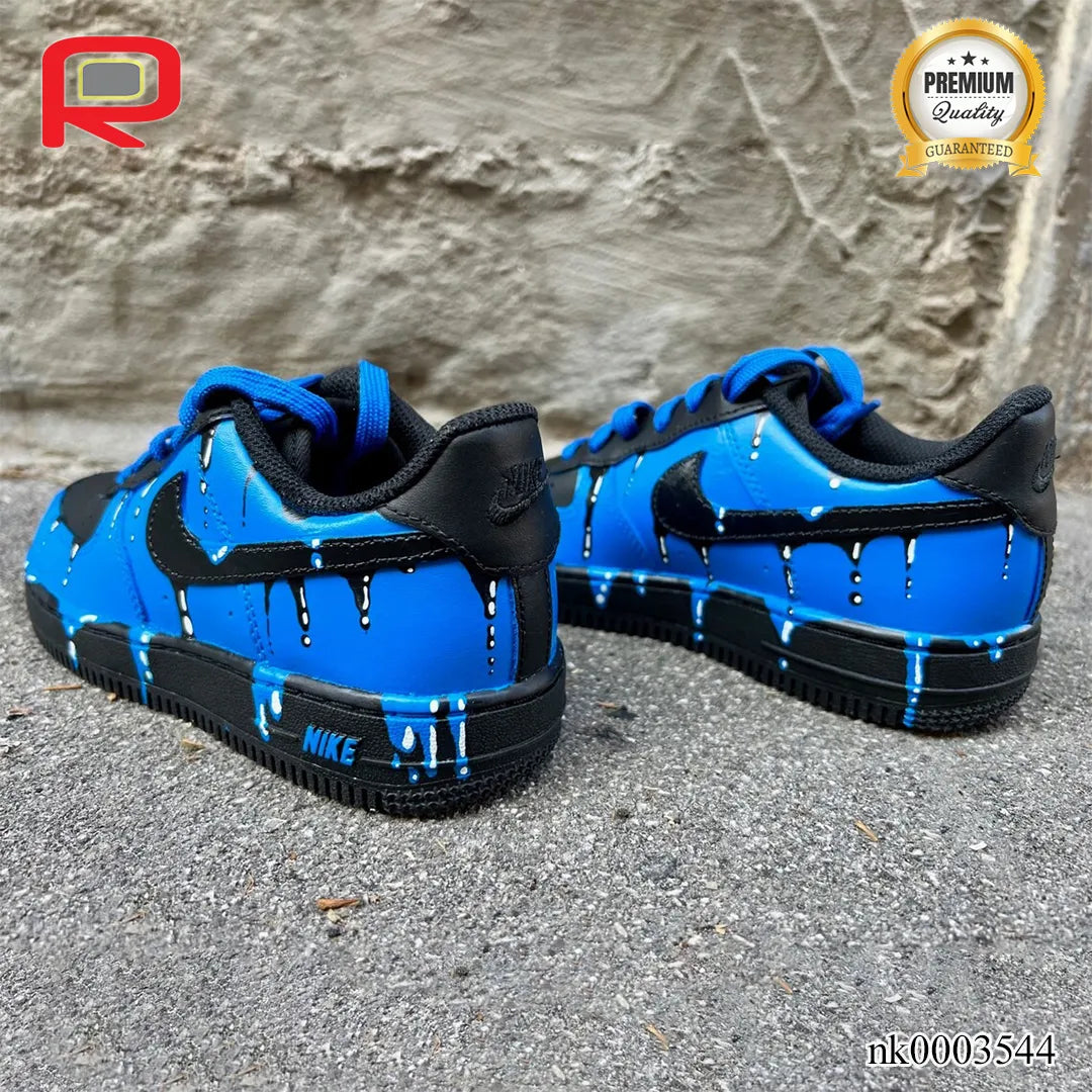 AF 1 Blue Drops Custom Shoes Sneakers - nk0003544 image 5