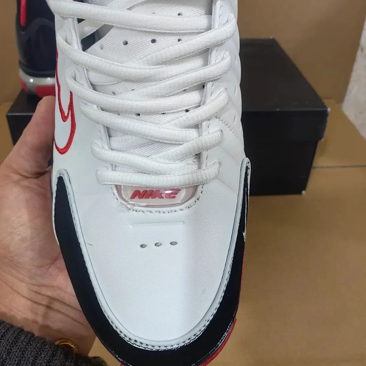 Air Zoom Huarache 2K4 White/Varsity Red Shoes Sneakers – nk0004796 image 14
