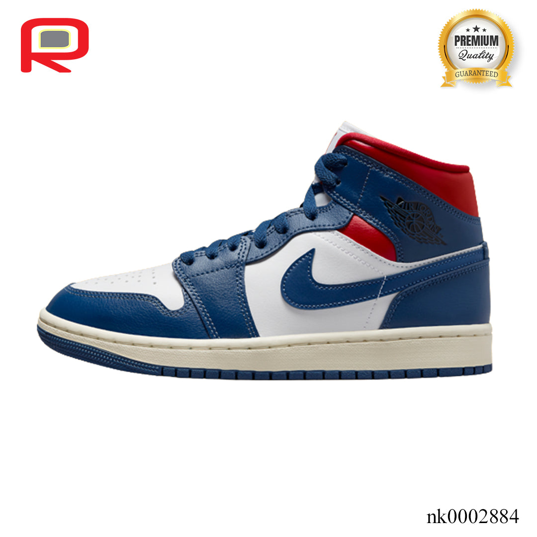 AJ 1 Mid French Blue Gym Red Shoes Sneakers - nk0002884 image 2