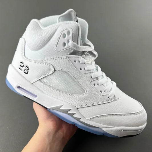 AJ 5 White Metallic (2026) Shoes Sneakers - nk0004576 image 2