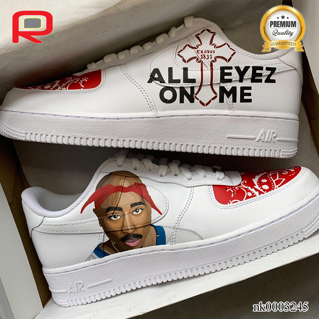 AF 1 2Pac 4 Custom Shoes Sneakers - nk0003245 image 1