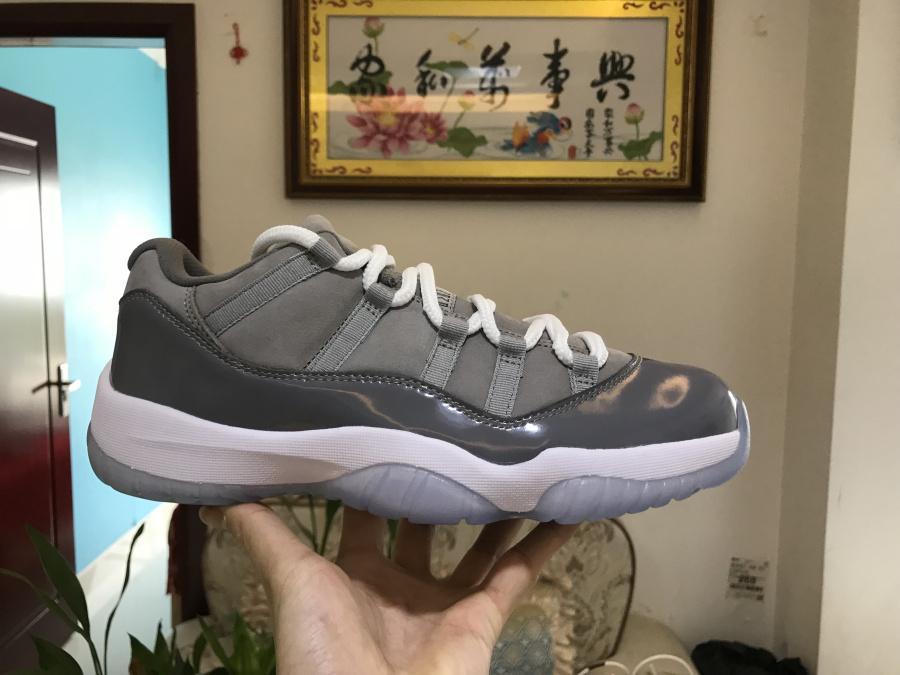 AJ 11 Low Cool Grey Shoes Sneakers - nk0000617 image 6