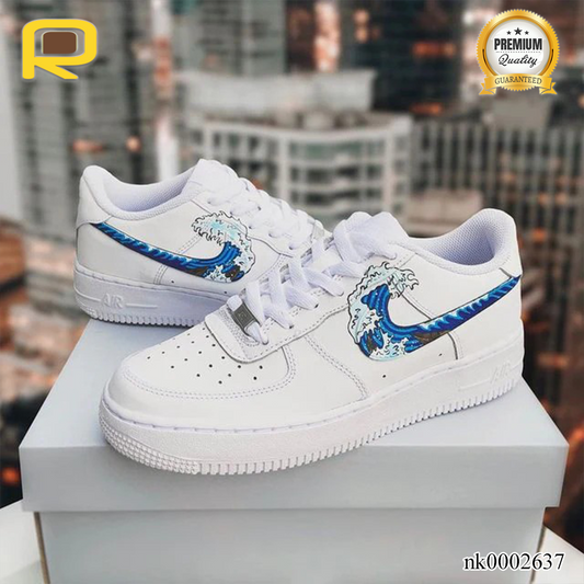AF 1 Geat Wave Kanagawa Custom Shoes Sneakers - nk0002637 image 0