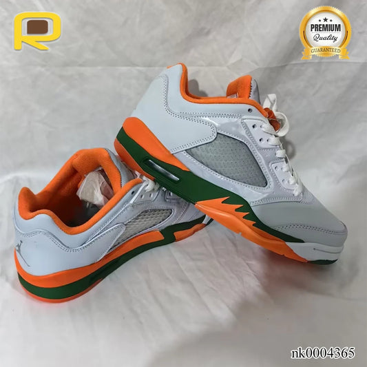 AJ 5 Miami Hurricanes Shoes Sneakers – nk0004365 image 2