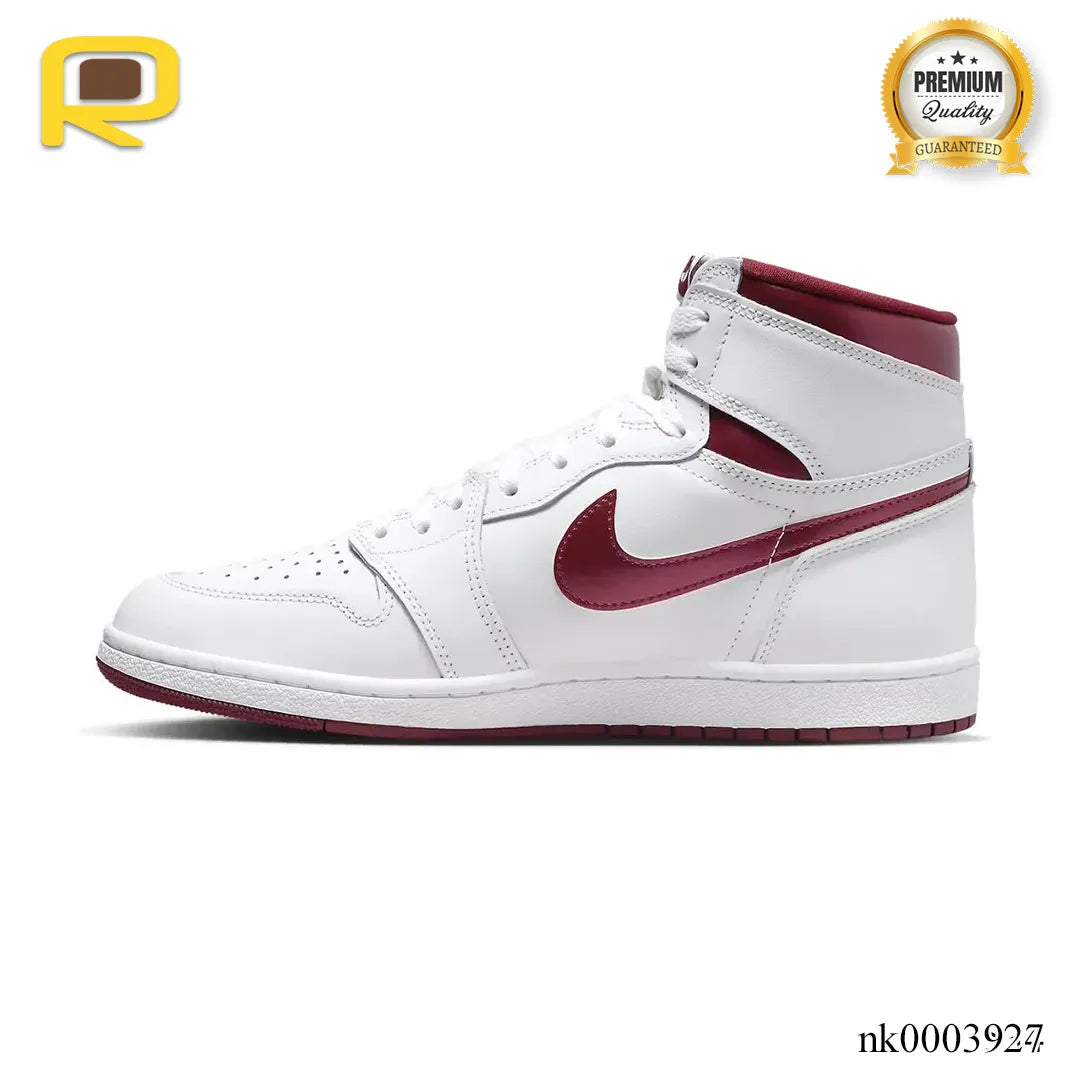 AJ 1 High 85 Metallic Burgundy Shoes Sneakers - nk0003534 image 1