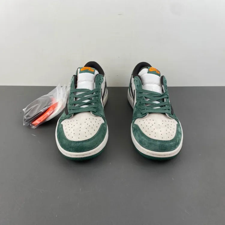 Travis Scott x AJ 1 Low OG SP Green Velvet Shoes Sneakers – nk0004583 image 4