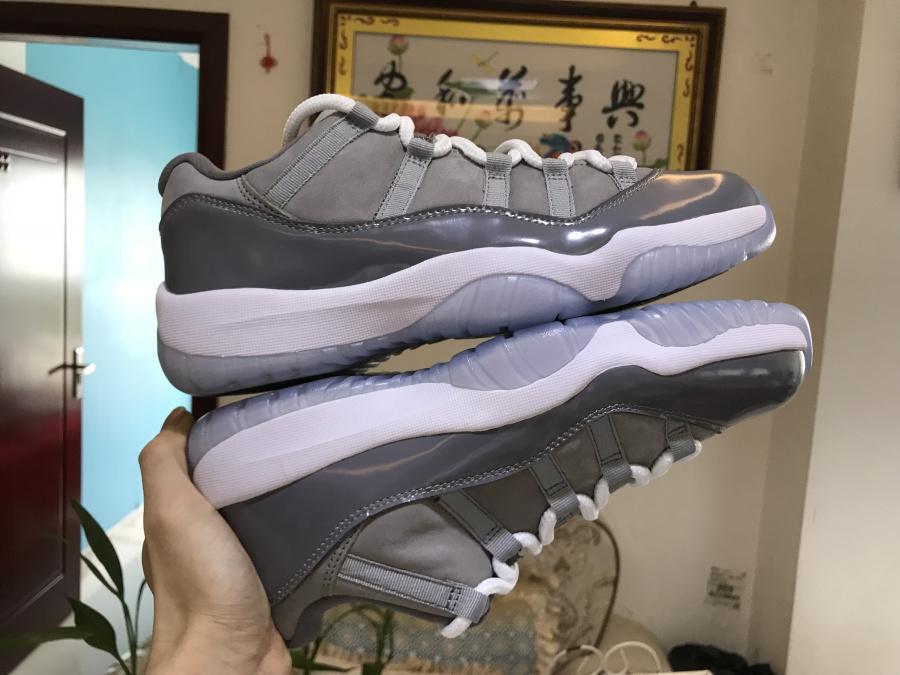 AJ 11 Low Cool Grey Shoes Sneakers - nk0000617 image 7