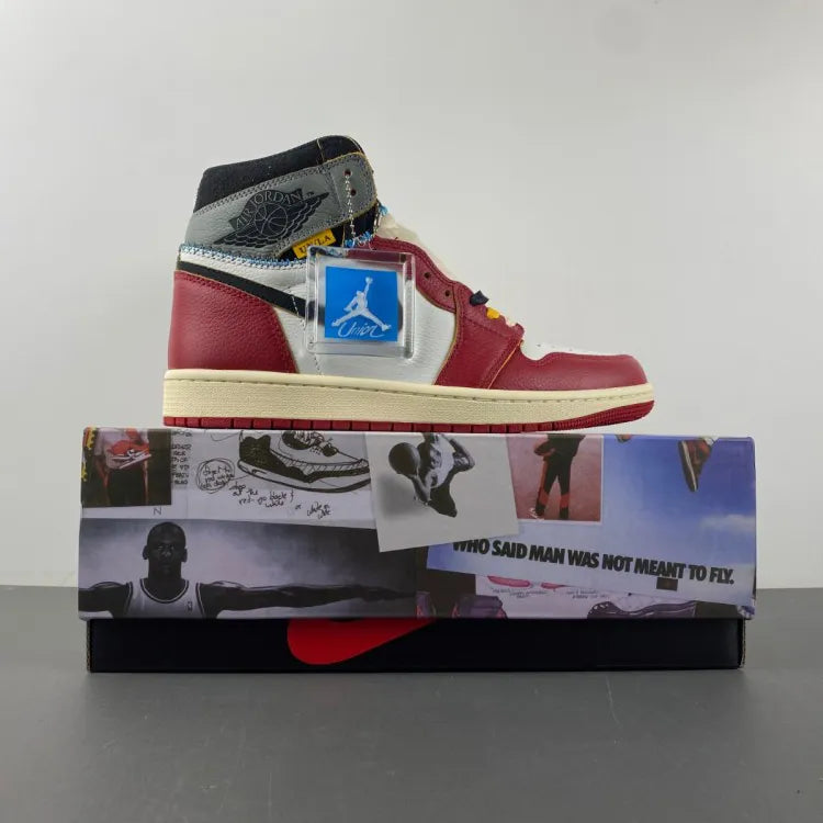 Union LA x AJ 1 High OG Chicago Shoes Sneakers - nk0004196 image 18