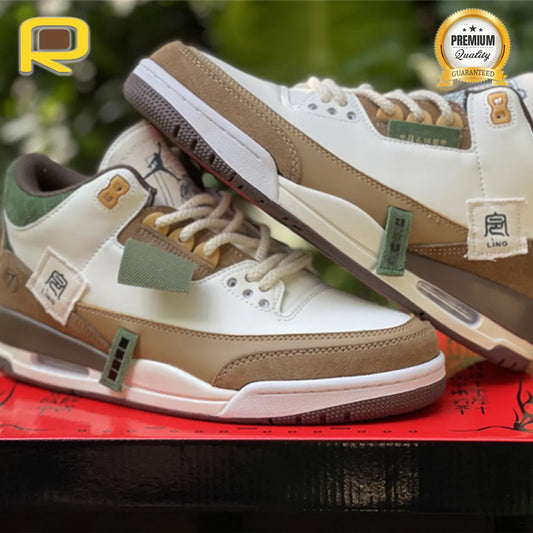 AJ 3 Retro Year of the Tiger Shoes Sneakers - nk0002286 image 2