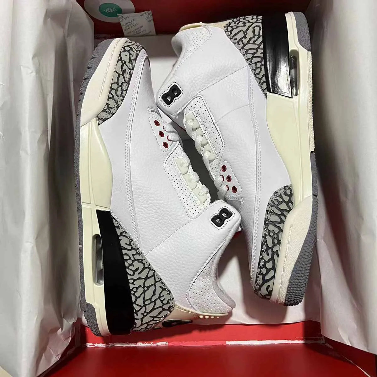 AJ 3 Retro White Cement Reimagined Shoes Sneakers - nk0002616 image 11