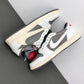 Travis Scott x AJ 1 Low OG Reverse Mocha Shoes Sneakers - nk0001819 image 8