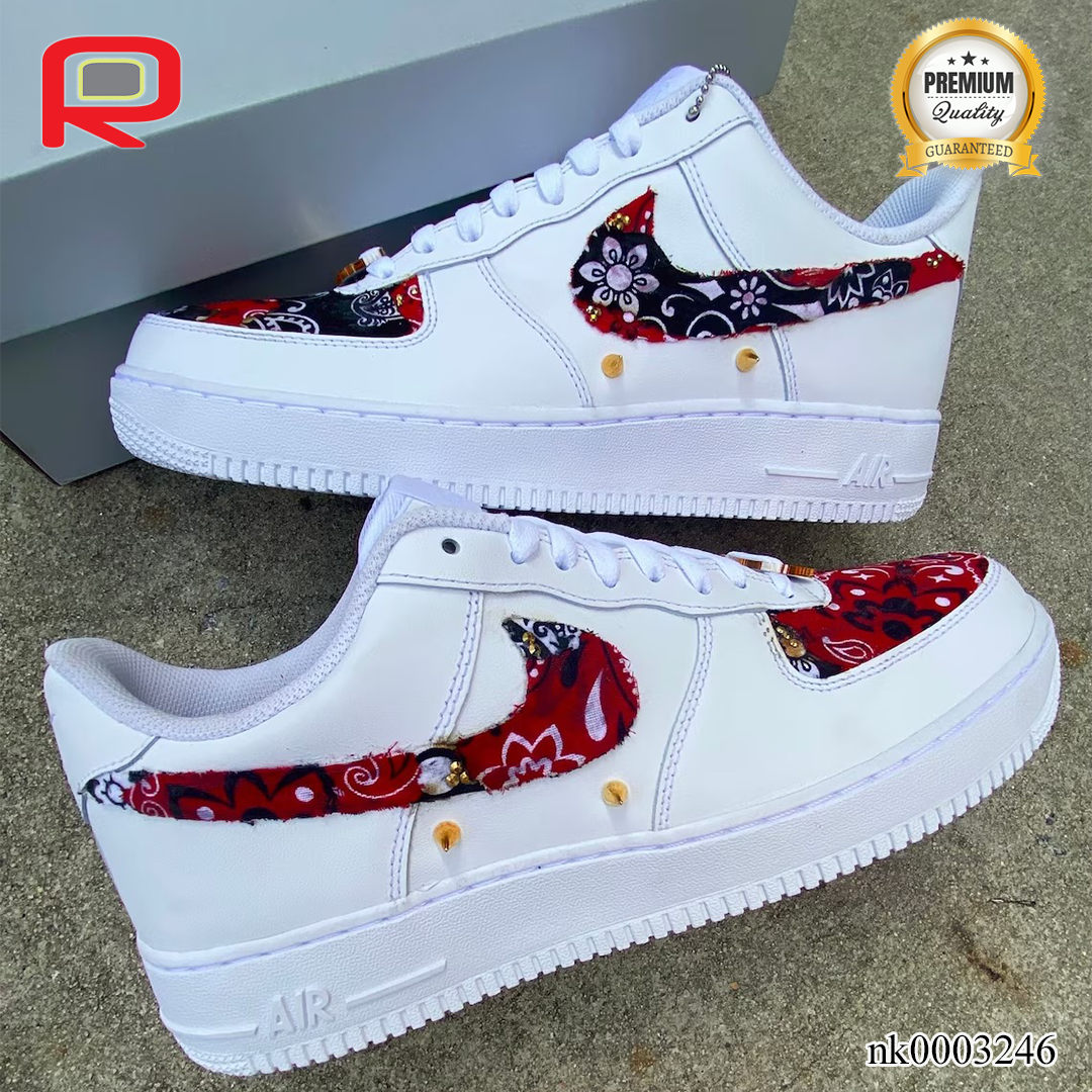 AF 1 Bandanna Custom Shoes Sneakers - nk0003246 image 1