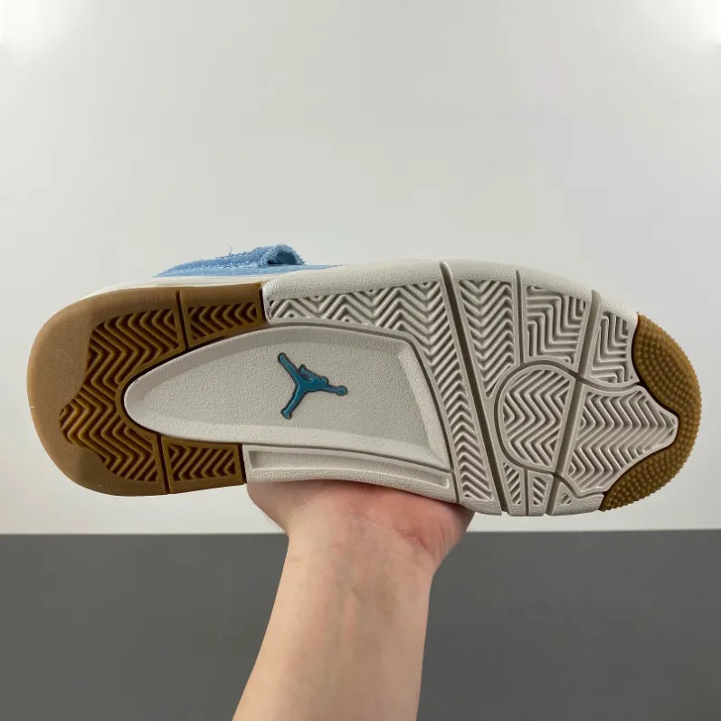 AJ 4 Denim Worn Blue Shoes Sneakers – nk0004418 image 13