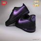 AF 1 Purple Glow Swoosh Custom Shoes Sneakers - nk0003187 image 2