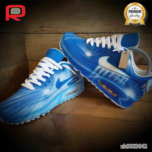 AM 90 Icey Drip-Blue Custom Shoes Sneakers - nk0003042 image 0