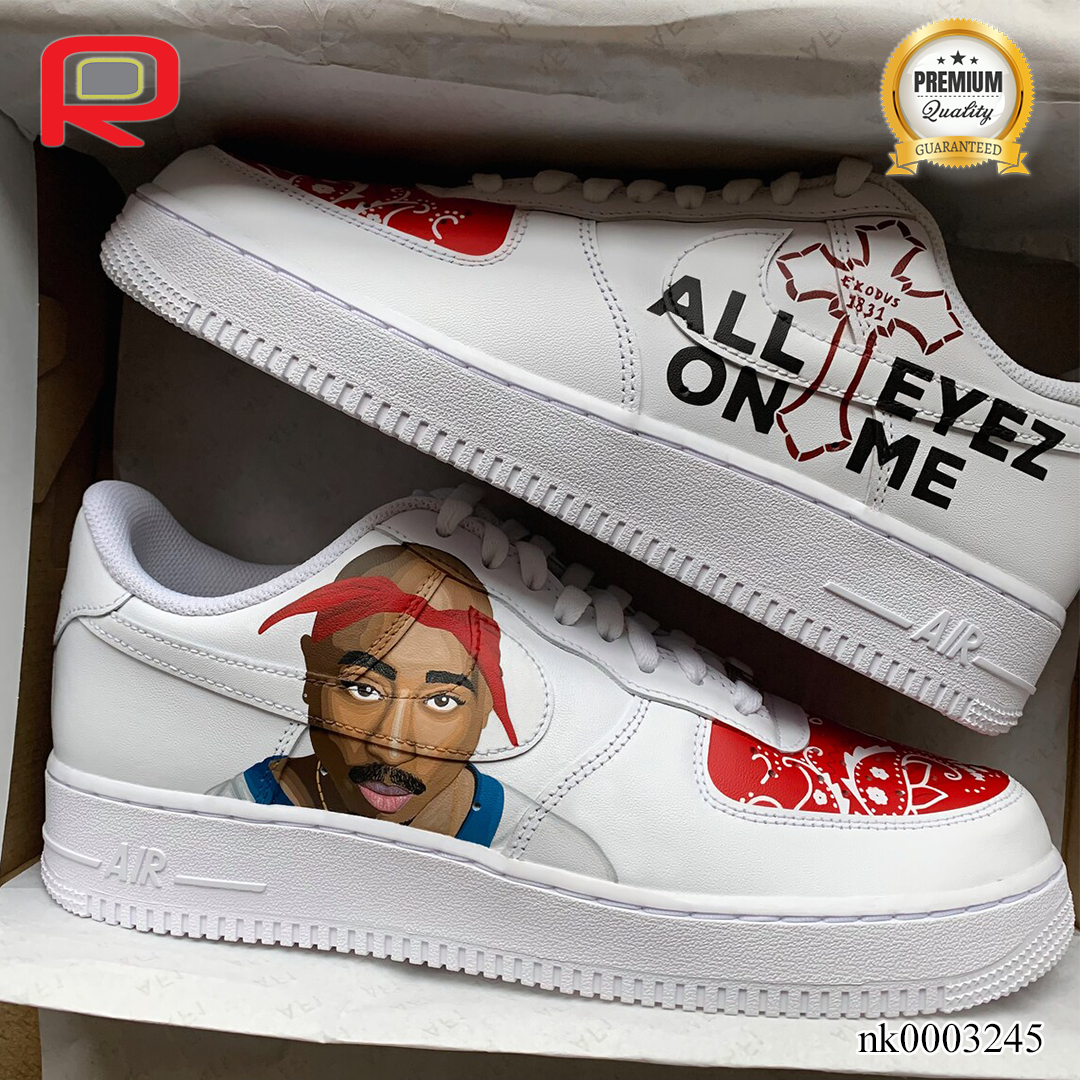 AF 1 2Pac 4 Custom Shoes Sneakers - nk0003245 image 0
