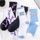 Purple Lightning Basketball Socks Men's image 10