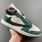Travis Scott x AJ 1 Low OG SP Green Velvet Shoes Sneakers – nk0004583 image 2