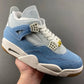 AJ 4 Denim Worn Blue Shoes Sneakers – nk0004418 image 14