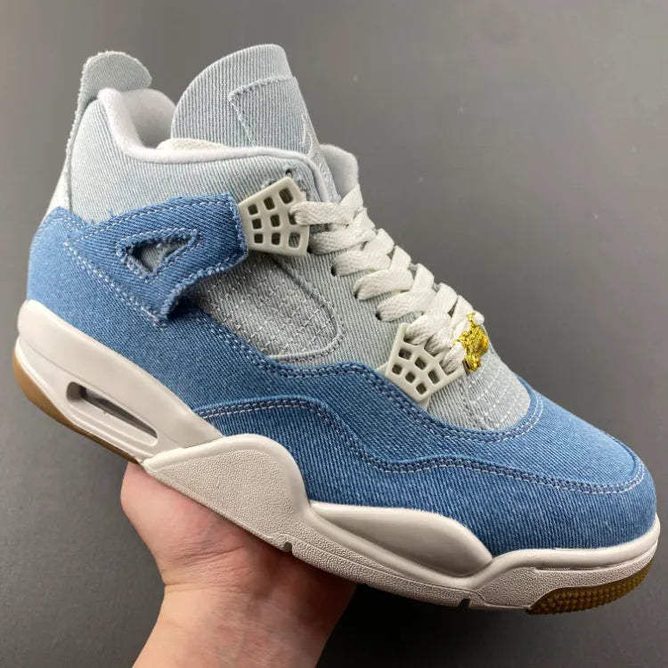 AJ 4 Denim Worn Blue Shoes Sneakers – nk0004418 image 14