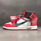 OW x AJ 1 High Chicago Shoes Sneakers – nk000011 image 4