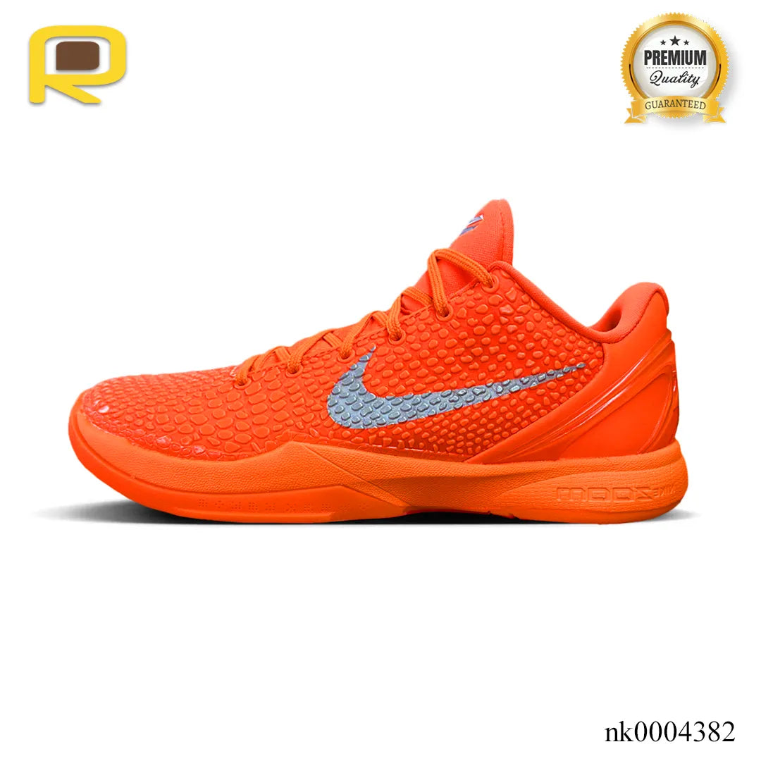 Kobe 6 Protro Total Orange Shoes Sneakers - nk0004382 image 1