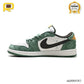 Travis Scott x AJ 1 Low OG SP Green Velvet Shoes Sneakers – nk0004583 image 1