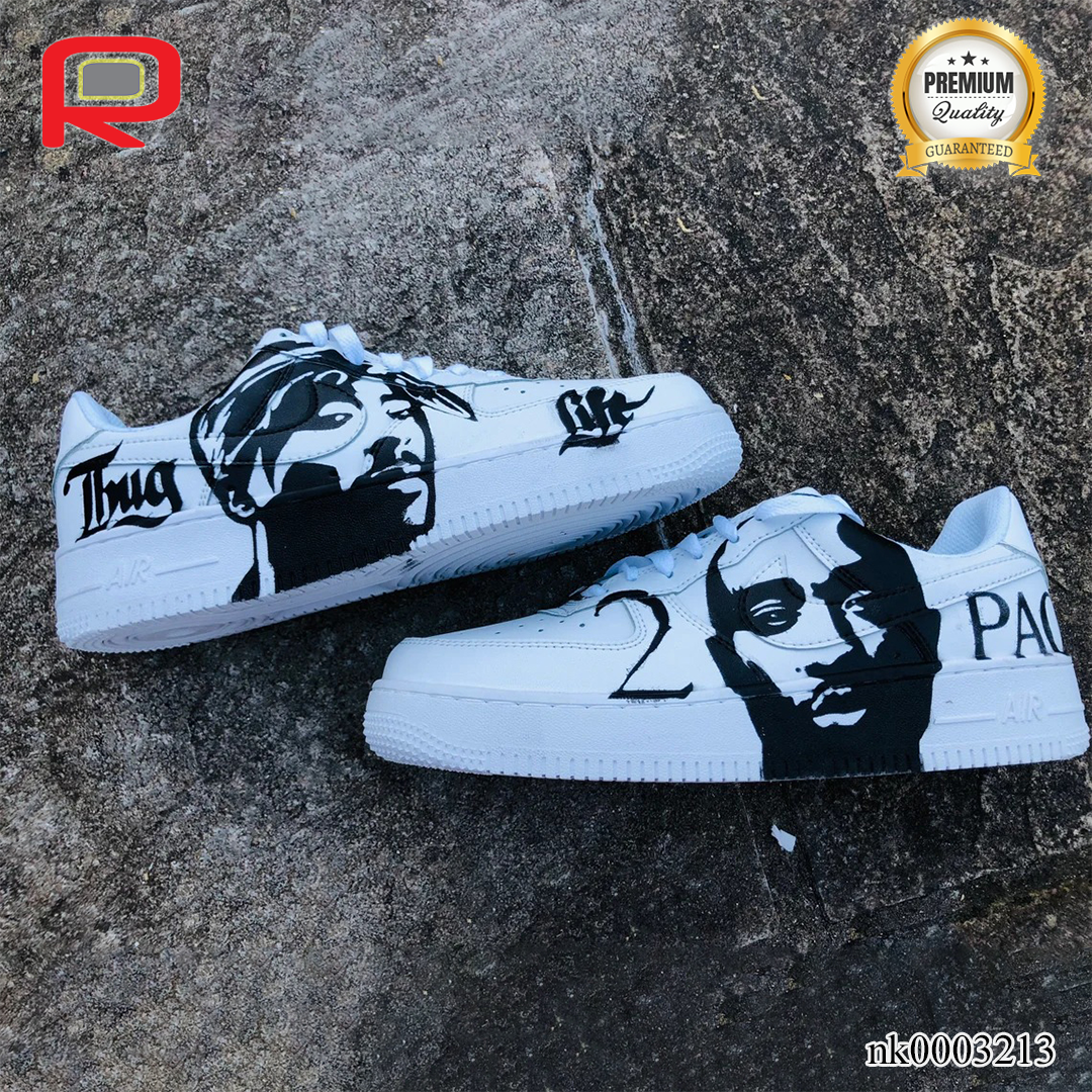 AF 1 2Pac 2 Custom Shoes Sneakers - nk0003213 image 2