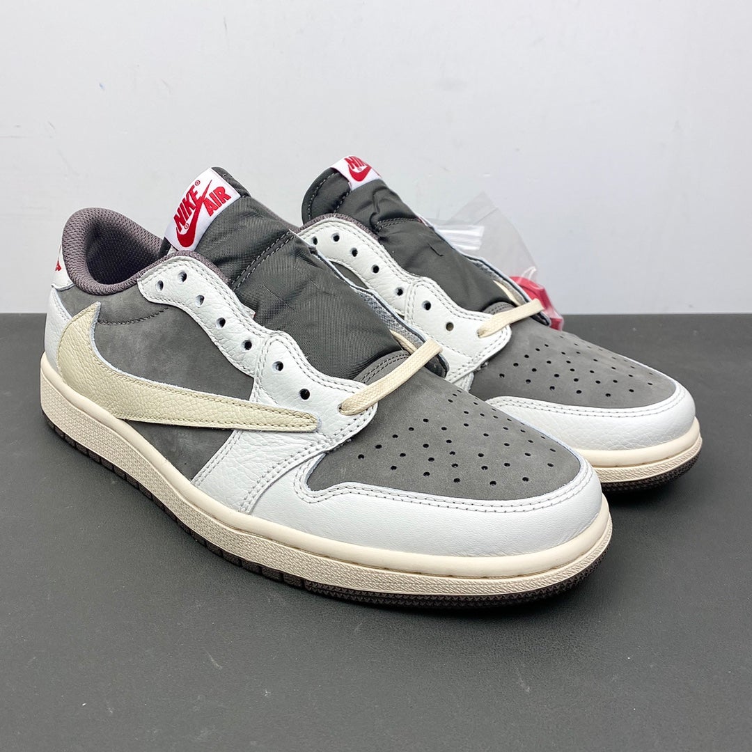 Travis Scott x AJ 1 Low OG Reverse Mocha Shoes Sneakers - nk0001819 image 5