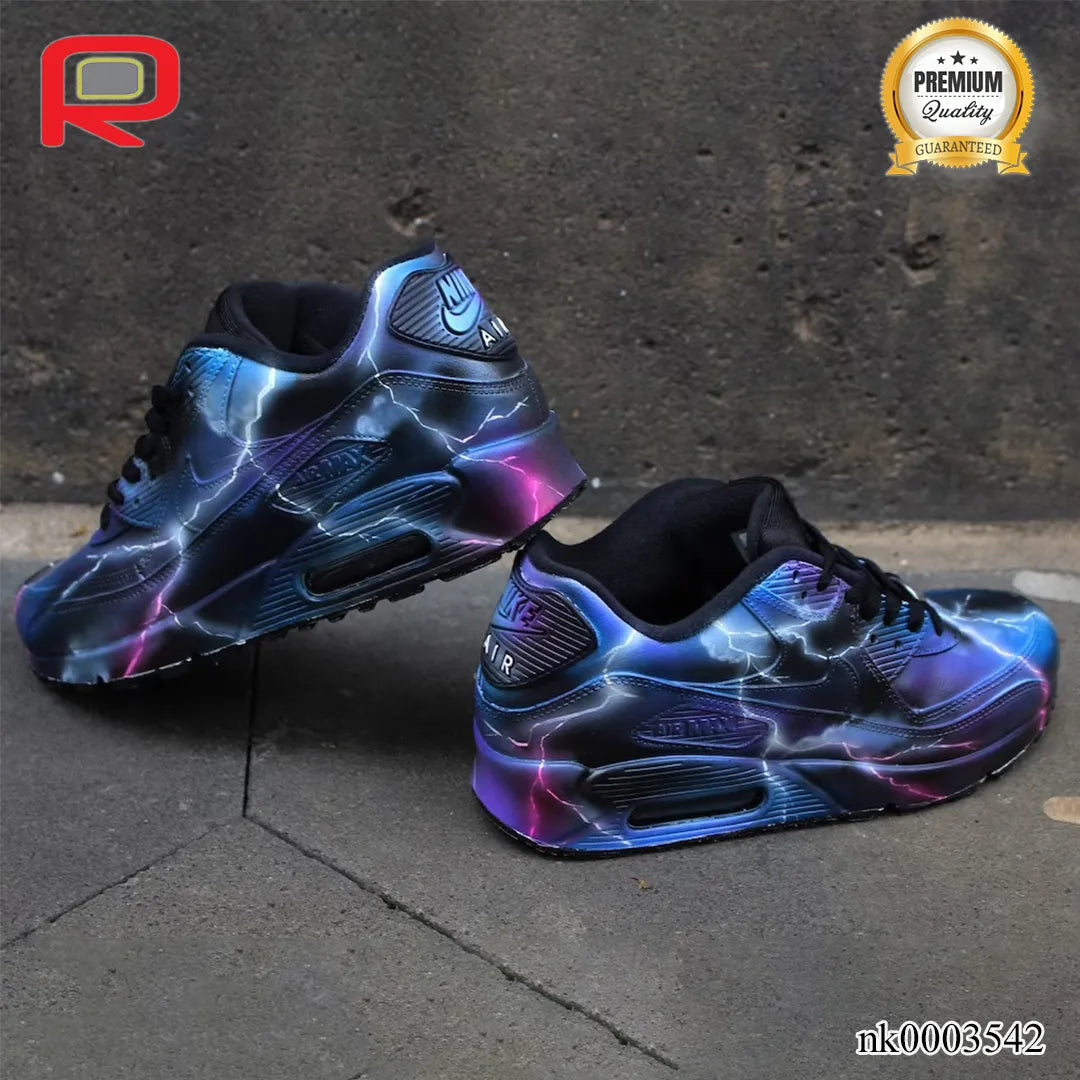 AM 90 Thunderstorm Custom Shoes Sneakers - nk0003542 image 4