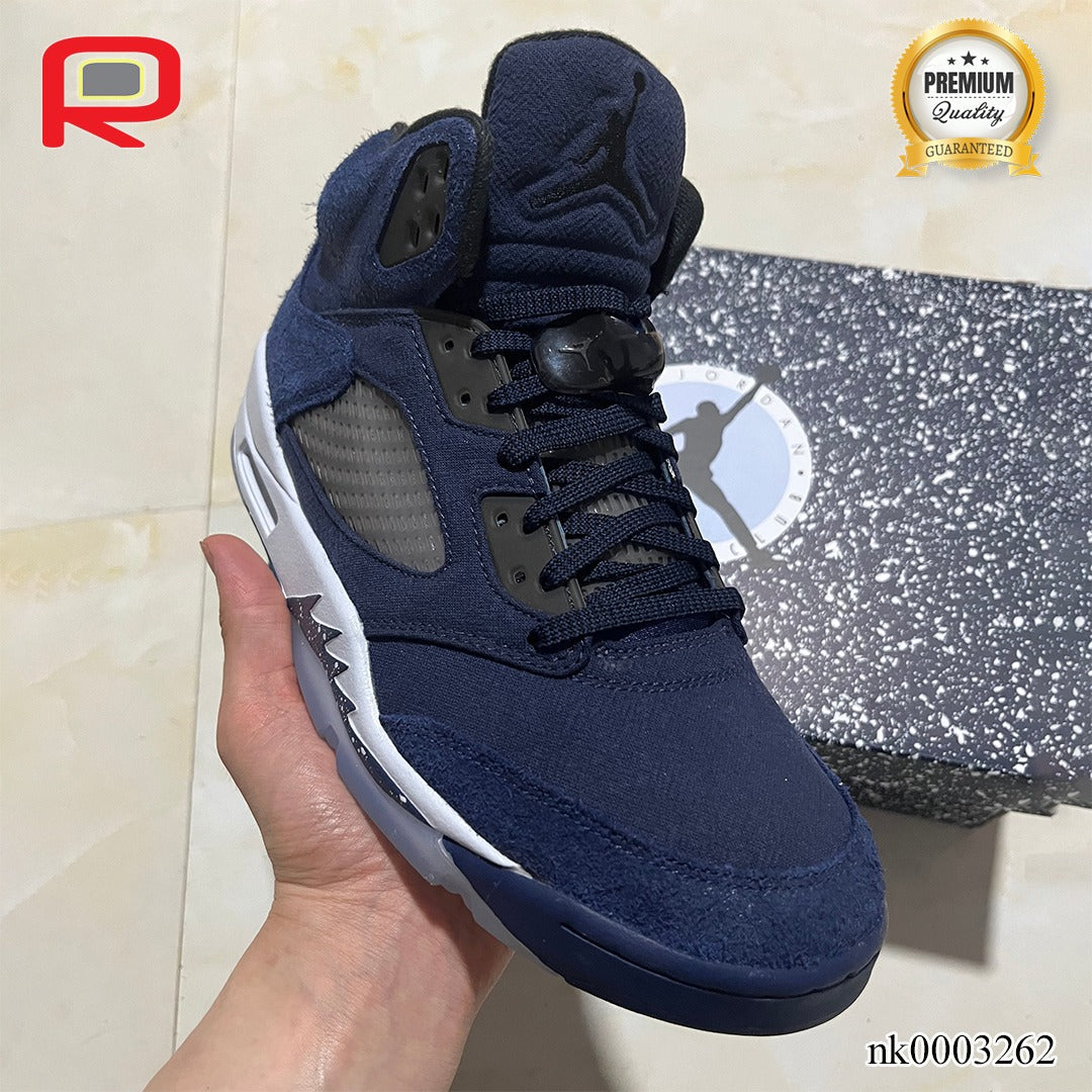 AJ 5 Midnight Navy Shoes Sneakers - nk0003262 image 4