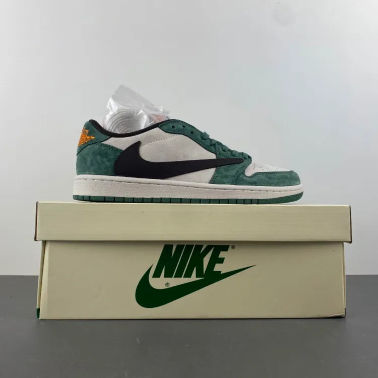 Travis Scott x AJ 1 Low OG SP Green Velvet Shoes Sneakers – nk0004583 image 7