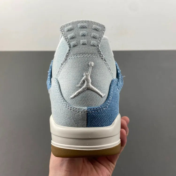 AJ 4 Denim Worn Blue Shoes Sneakers – nk0004418 image 15
