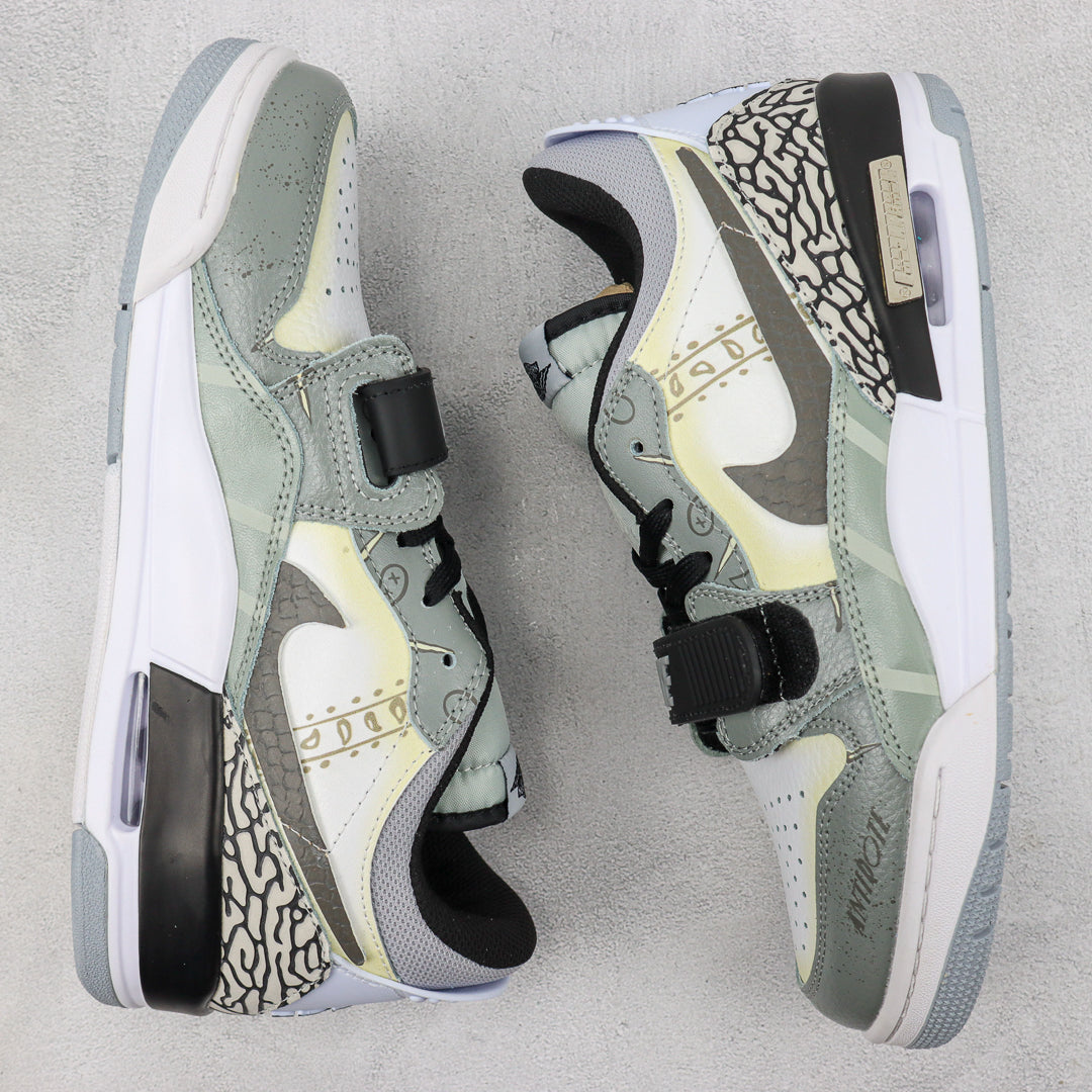 AJ 3 Custom Shoes Sneakers - nk0003384 image 5