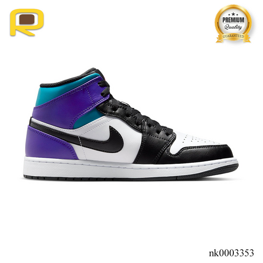 AJ 1 Mid Court Purple Tropical Twist Shoes Sneakers - nk0003353 image 0
