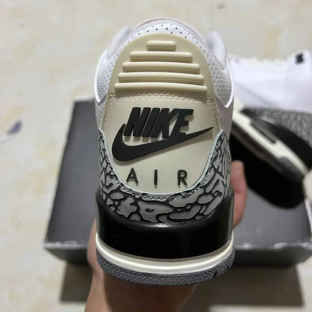 AJ 3 Retro White Cement Reimagined Shoes Sneakers - nk0002616 image 7