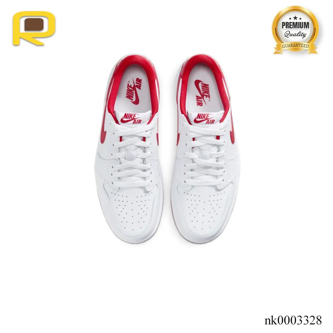 AJ 1 Low OG University Red Shoes Sneakers - nk0003328 image 3