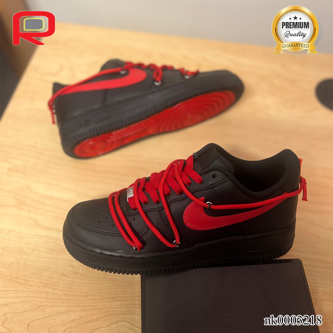 AF 1 Red Bottom, Rope Laced Custom Shoes Sneakers - nk0003218 image 1